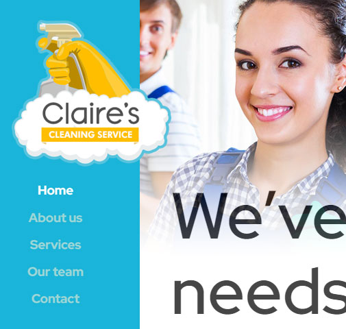 featured cleaning service web design - Professional Website Design Company