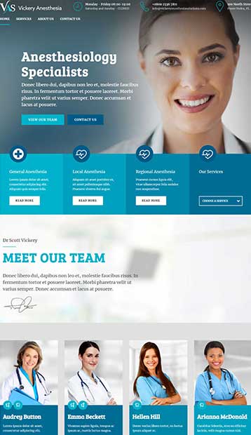 healthcare web design rocket web designer - Professional Website Design Company