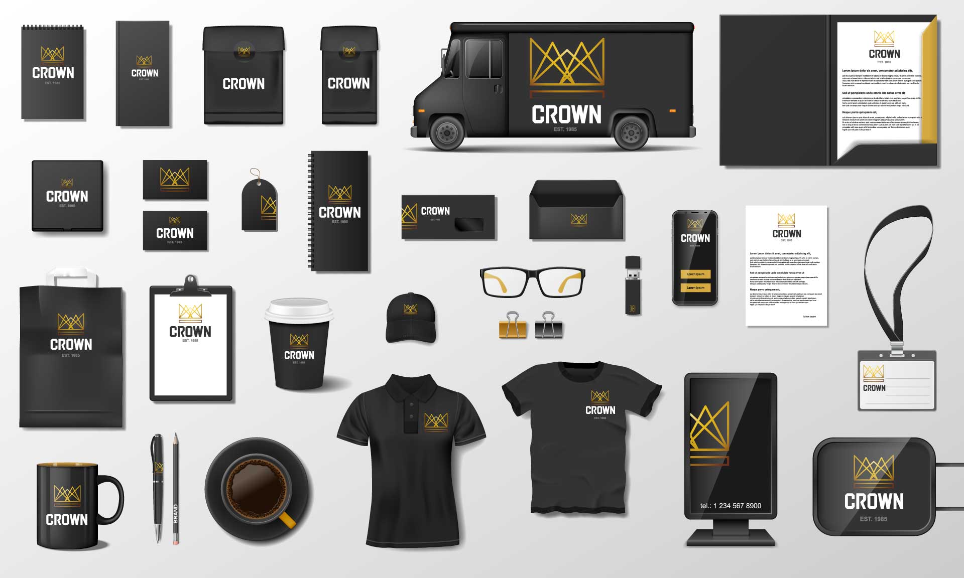 crown company logo branding - Professional Website Design Company